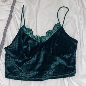 WOMENS VELVET TANK TOP